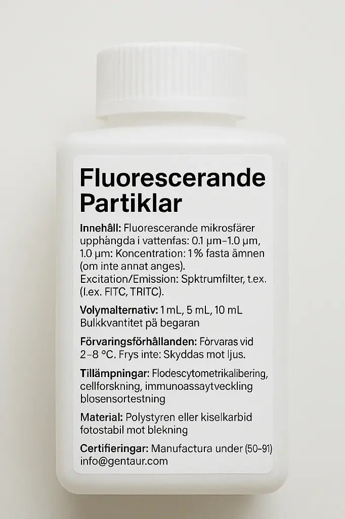 Carboxyl Fluorescent Particles, Yellow, 0.5%w/v, 5.0-5.9µm, 2mL